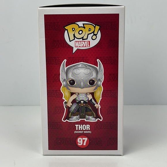 Funko Pop Thor Secret Wars 97 Marvel Collector Corps Exclusive NIB - Picture 5 of 14